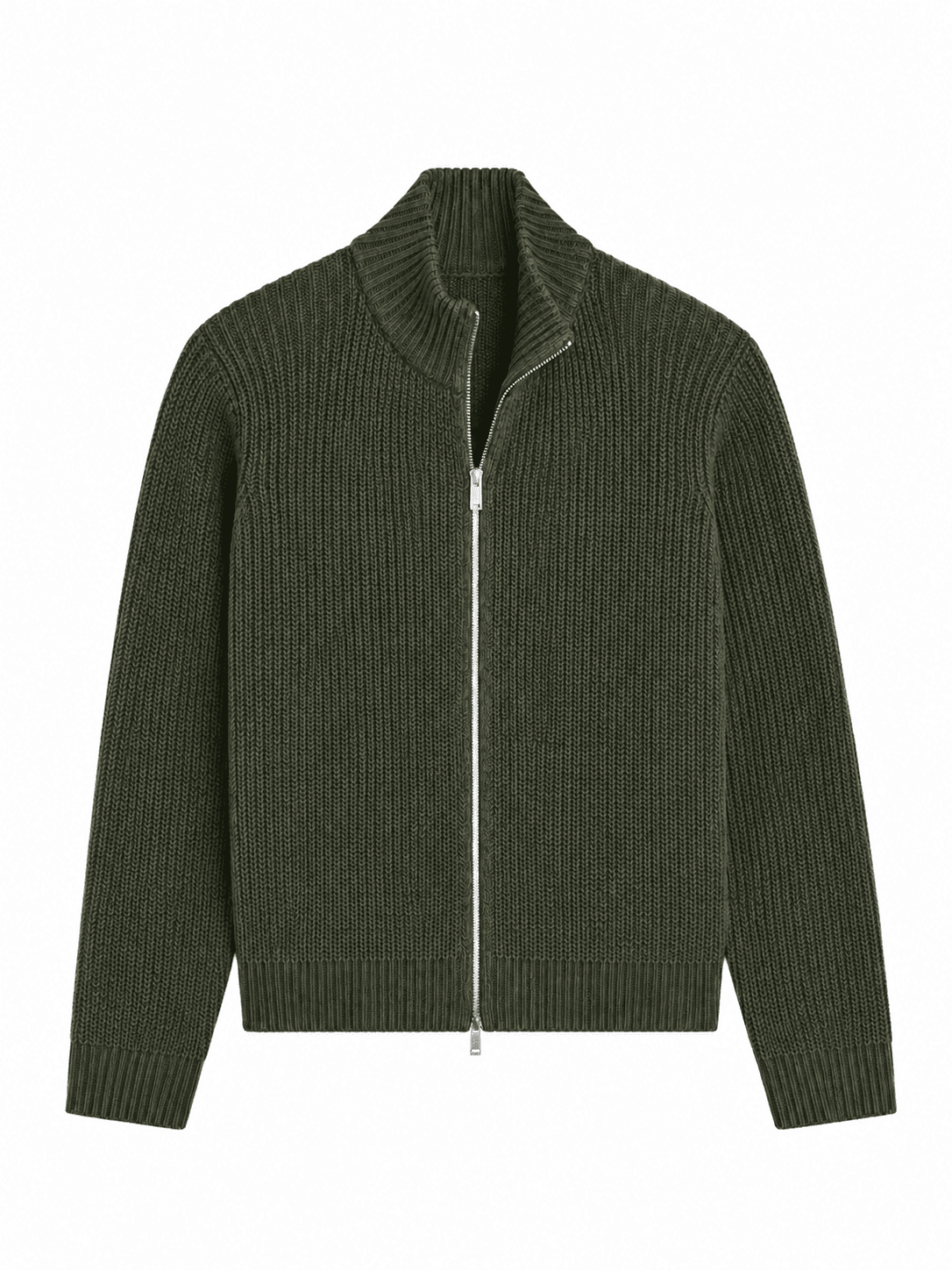FULL ZIP - OILY GREEN 