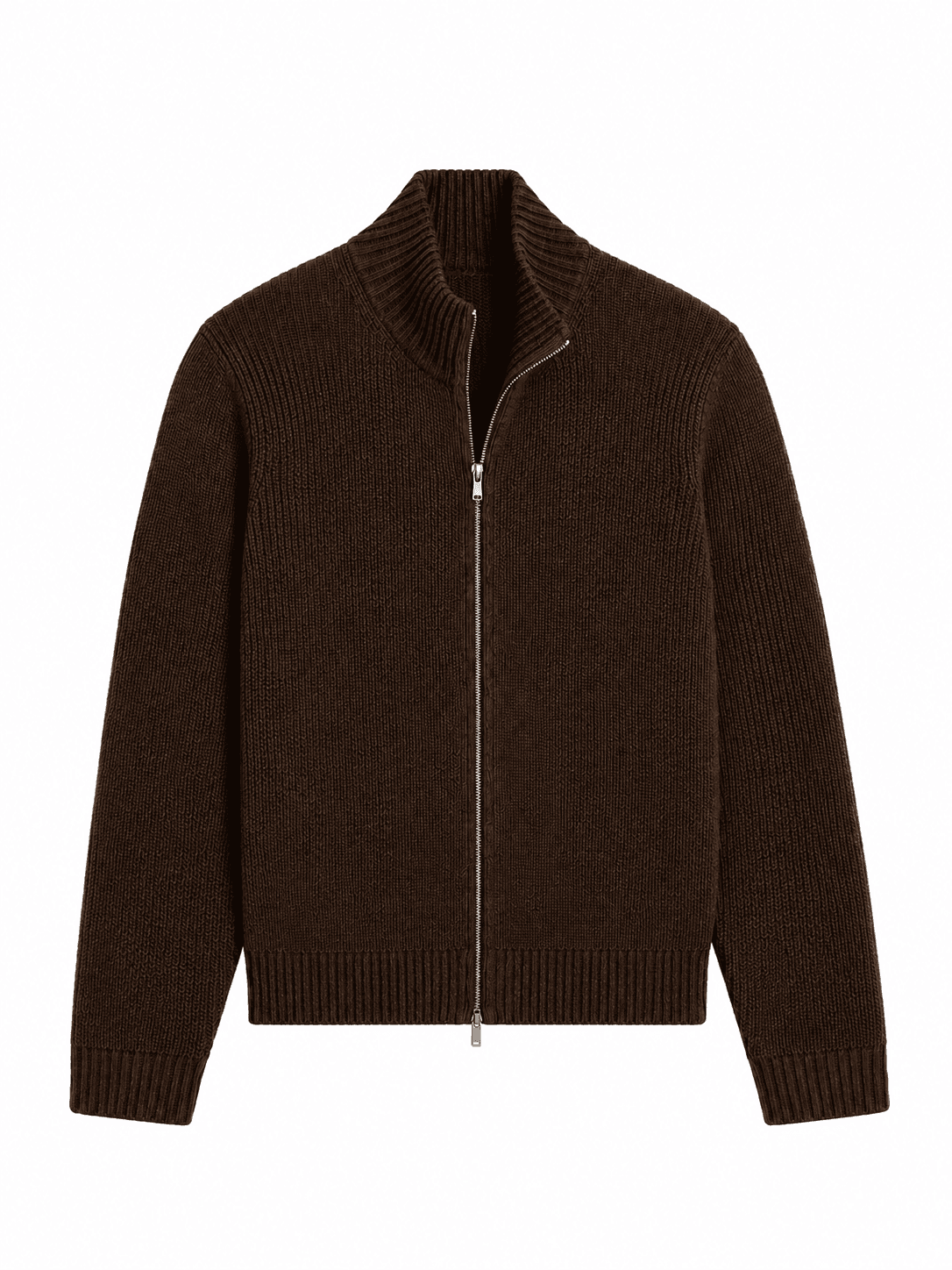 FULL ZIP - BROWN